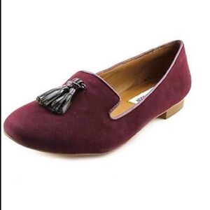 Steve Madden Black Tassel Loafers